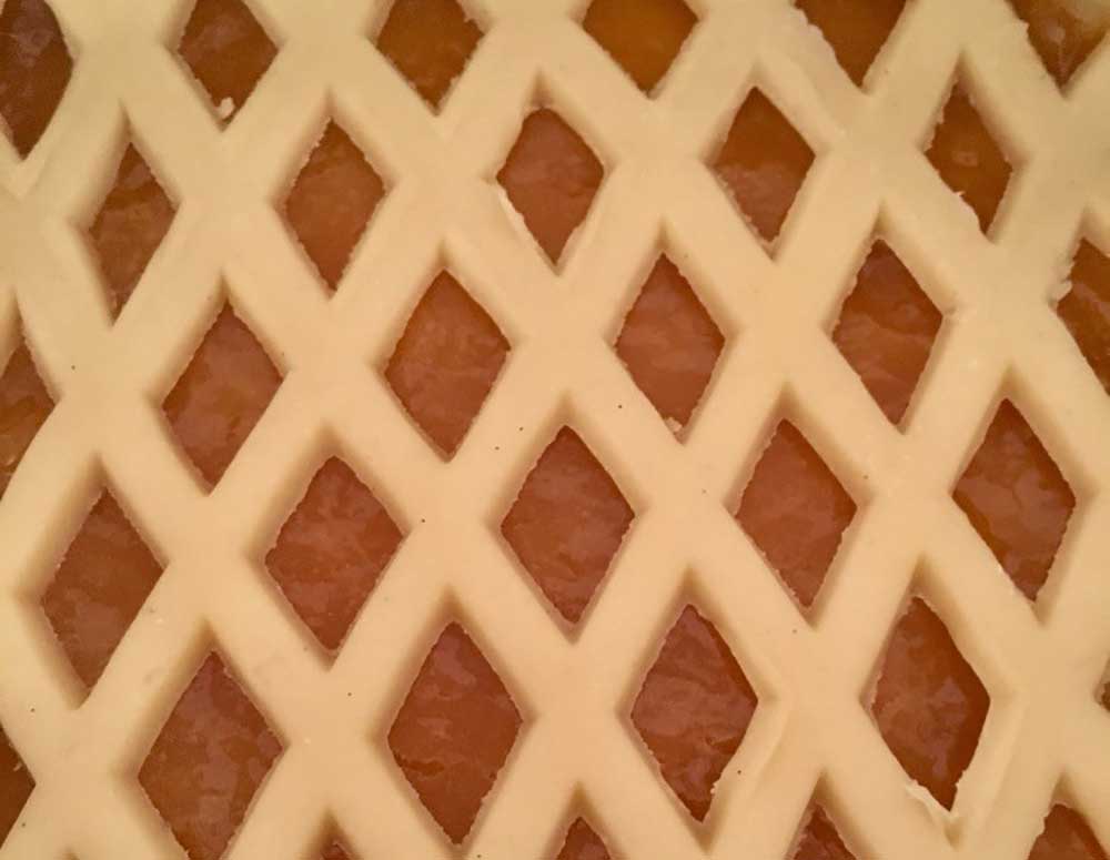 Come fare una griglia perfetta sulla crostata - Lingicake